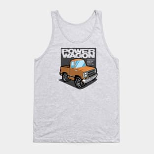 Sunburst Orange - Power Wagon (1980) Tank Top